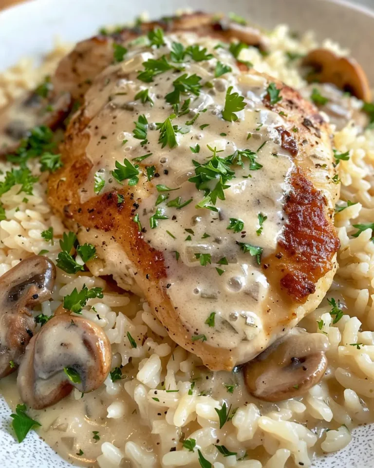 Smothered Chicken and Rice