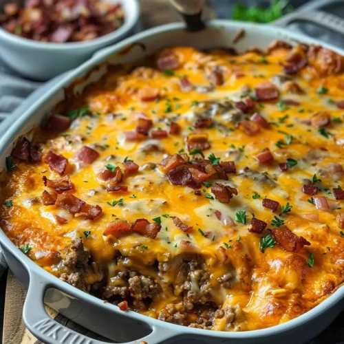 Bacon Cheeseburger Casserole