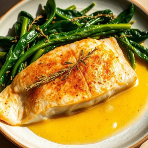 Baked Flounder