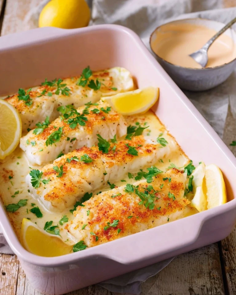 Baked Flounder
