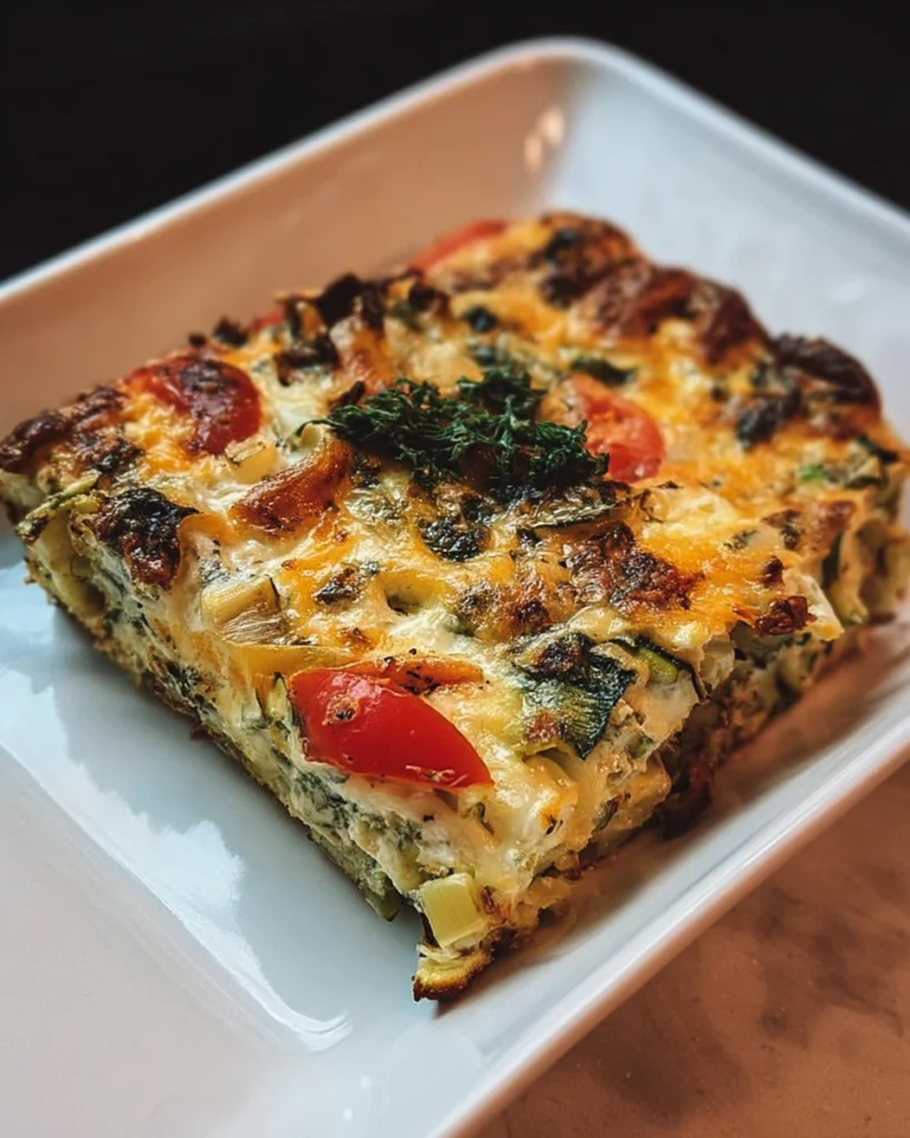 Baked Vegetable and Egg Casserole