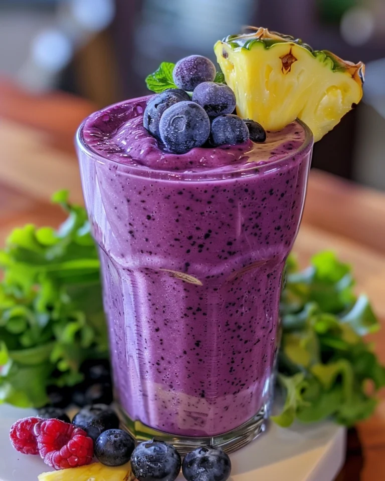 Blueberry Pineapple Smoothie