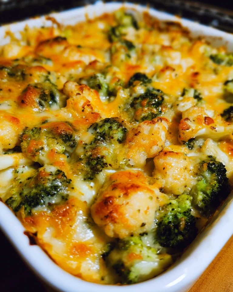 Broccoli Cauliflower Cheese Casserole