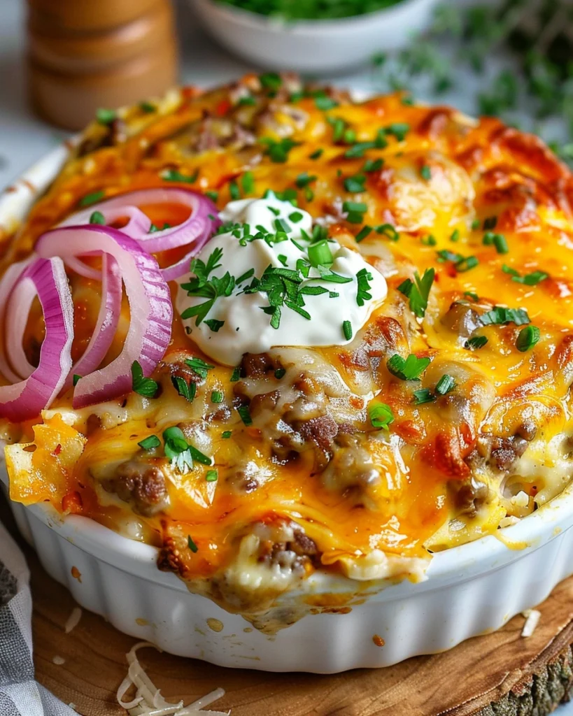 Cheeseburger Casserole