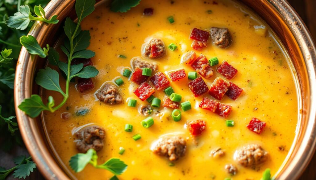Cheeseburger Soup
