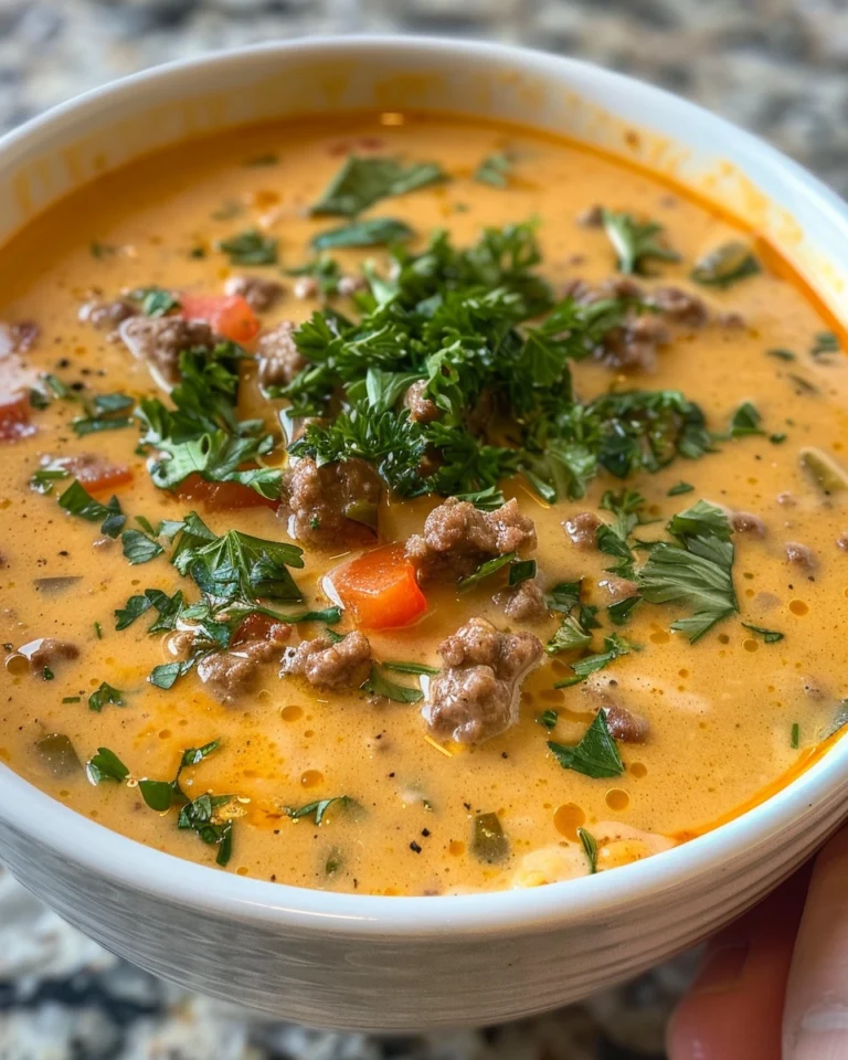 Cheeseburger Soup