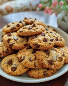 Crispy and Chewy Chocolate Chip Cookies