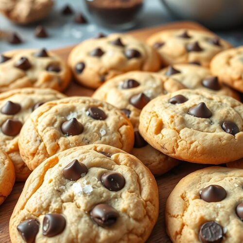 Crispy and Chewy Chocolate Chip Cookies