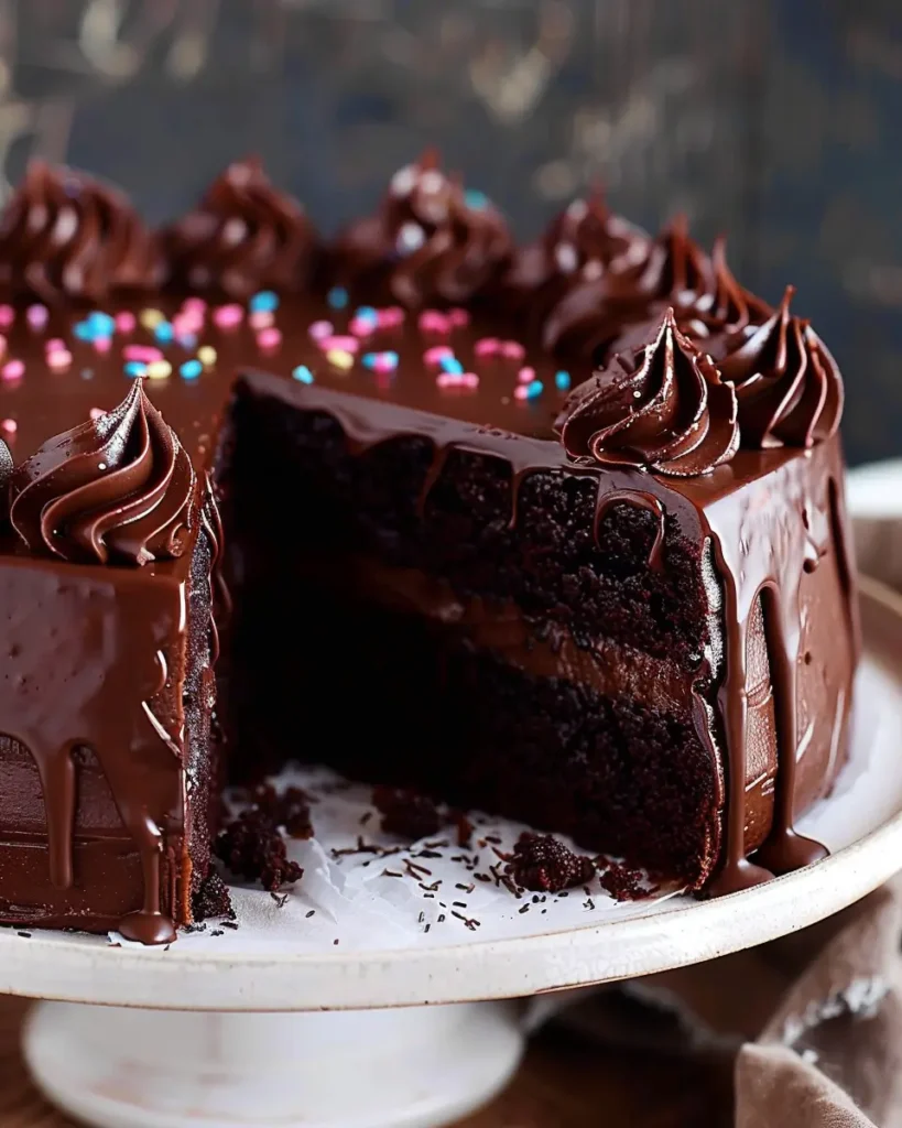 Eggless Chocolate Cake