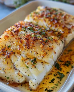 Garlic Butter Baked Cod