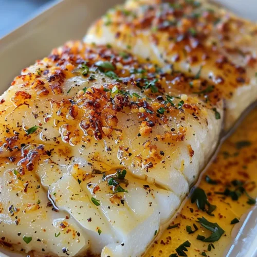 Garlic Butter Baked Cod