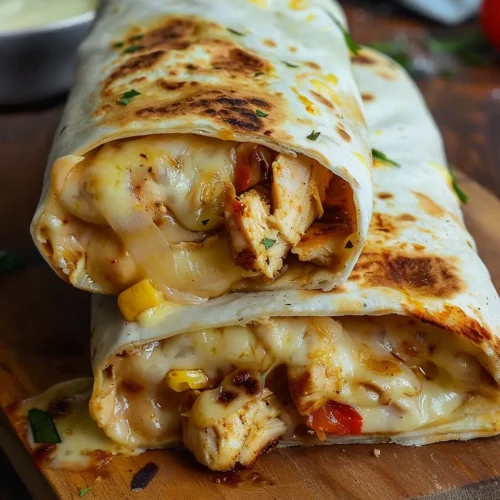 Garlic Chicken Wraps