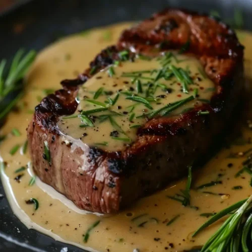 Garlic Sauce Steak