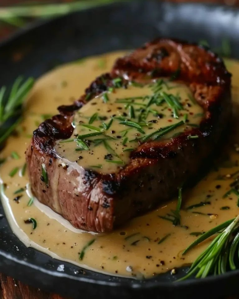 Garlic Sauce Steak