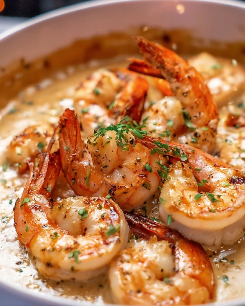 Garlic Shrimp Gratin