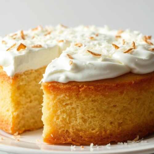 Keto Coconut Cream Cake