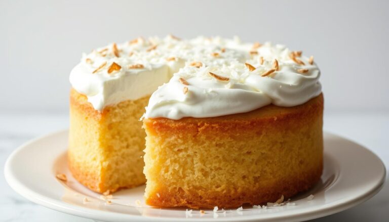 Keto Coconut Cream Cake