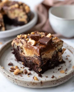Keto Peanut Butter Earthquake Cake