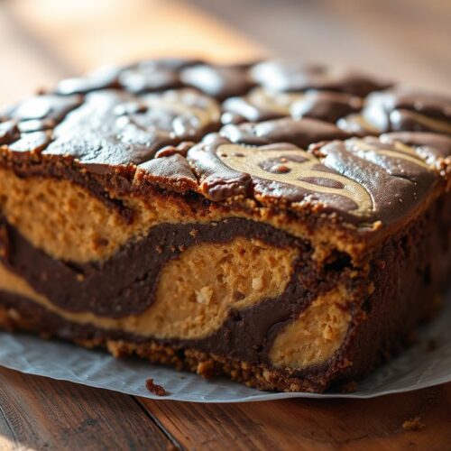 Keto Peanut Butter Earthquake Cake