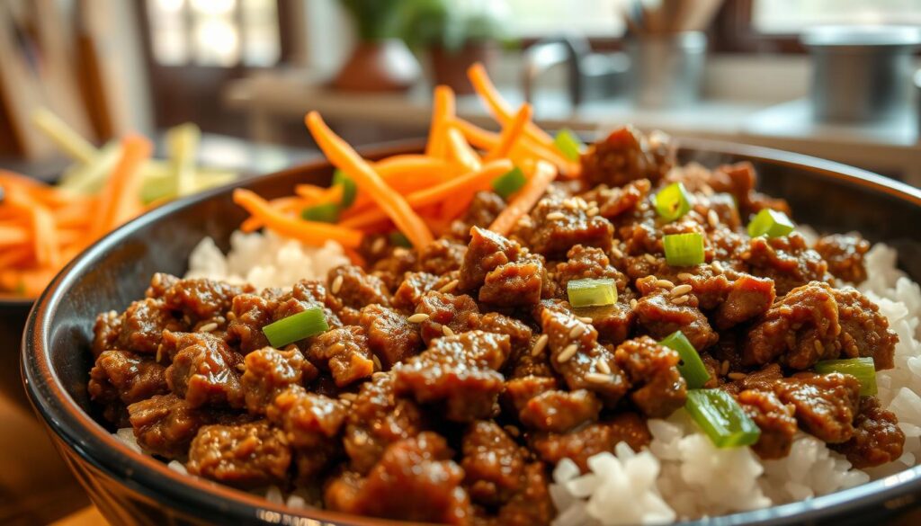 Korean Ground Beef Bowl