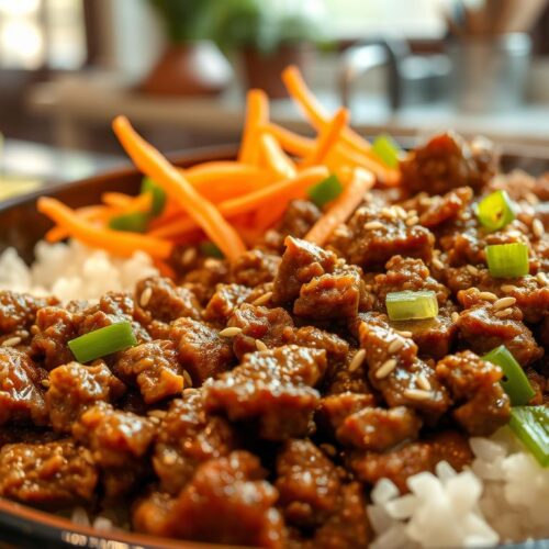 Korean Ground Beef Bowl