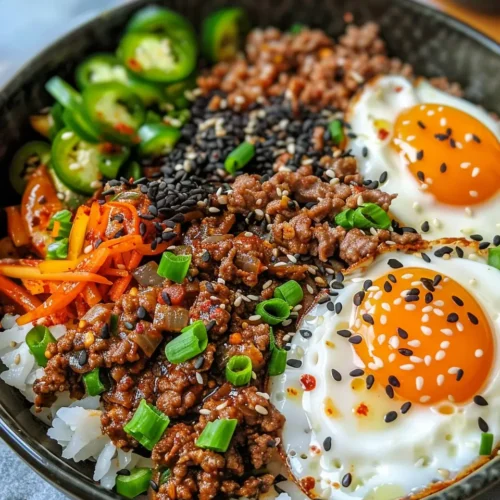 Korean Ground Beef Bowl