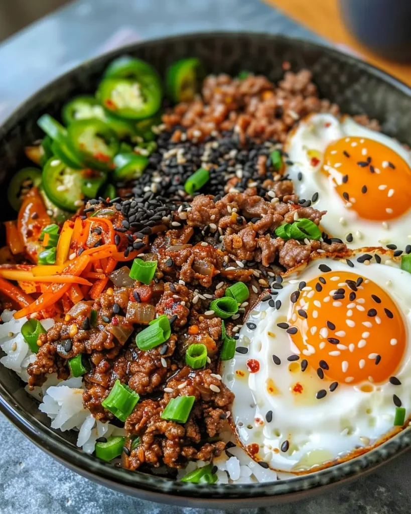 Korean Ground Beef Bowl