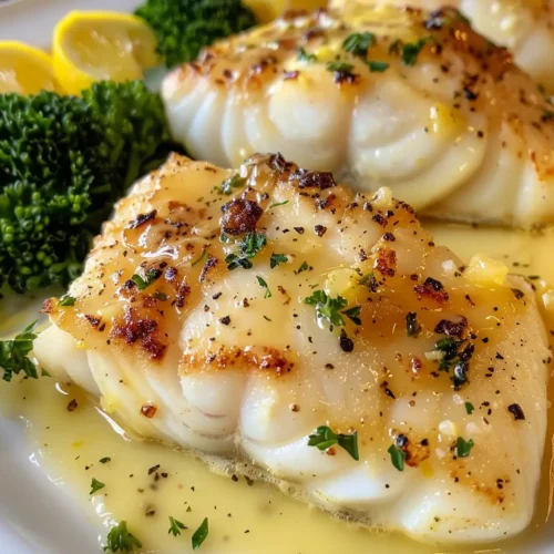 Lemon Butter Baked Cod