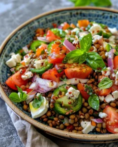 Mediterranean Lentil Salad