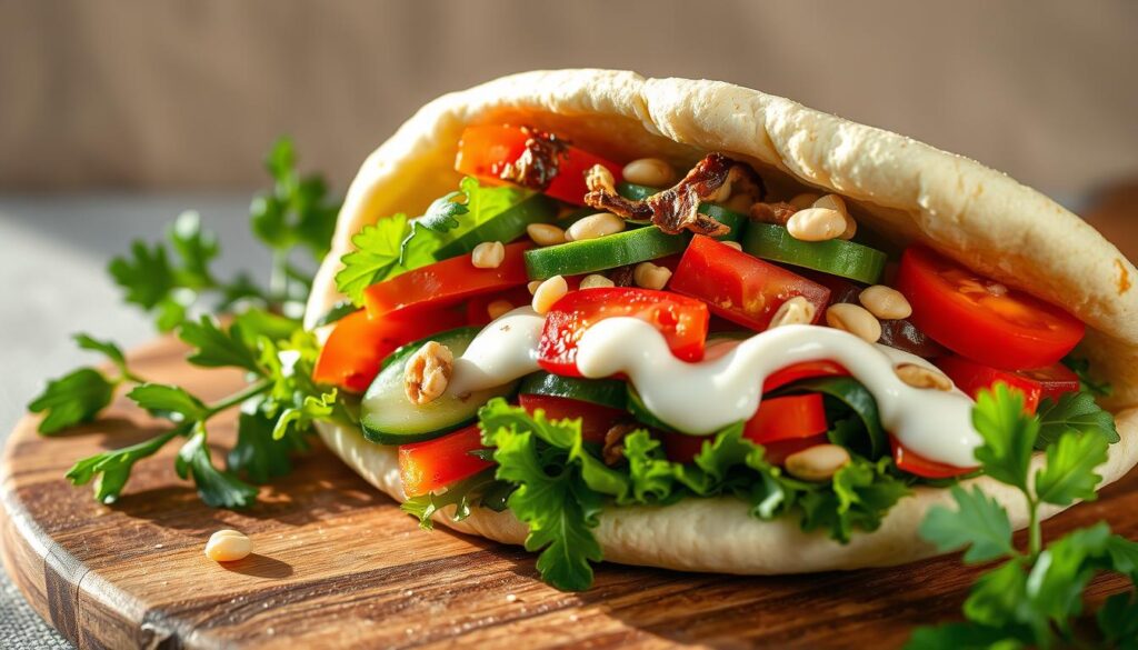 Mediterranean Veggie Sandwich
