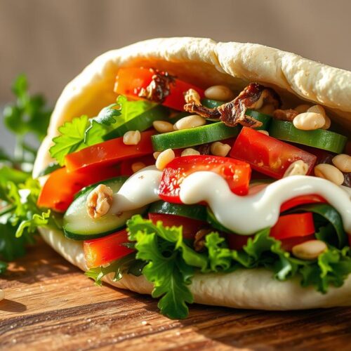 Mediterranean Veggie Sandwich