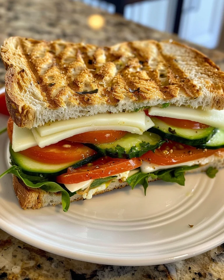 Mediterranean Veggie Sandwich
