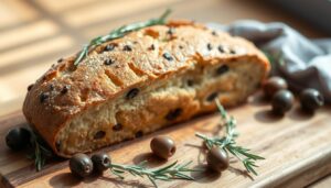 Olive and Rosemary Bread