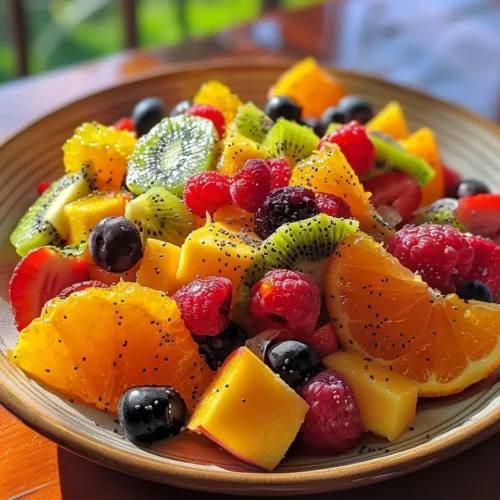 Orange Berry Fruit Salad