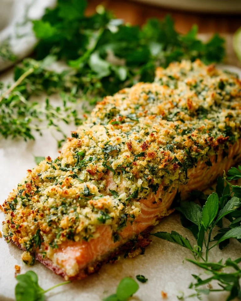 Parmesan Garlic Herb Salmon