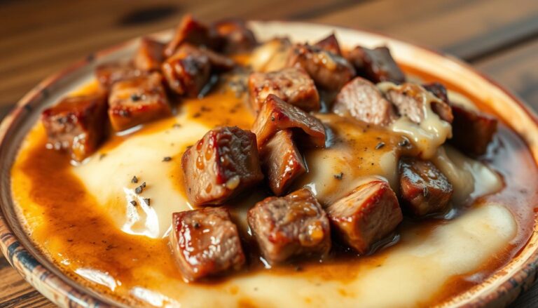 Philly Cheese Cubed Steak