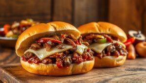 Philly Cheesesteak Sloppy Joes