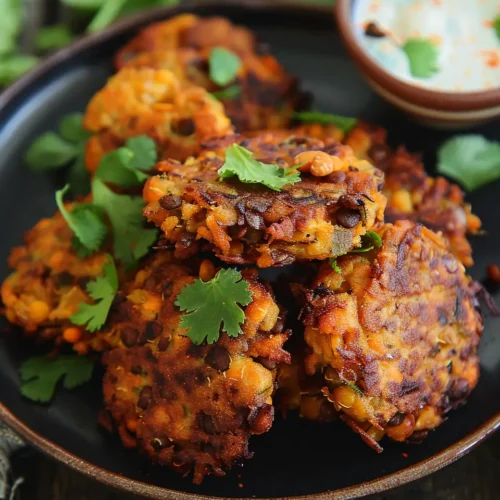 Red Lentil Fritters