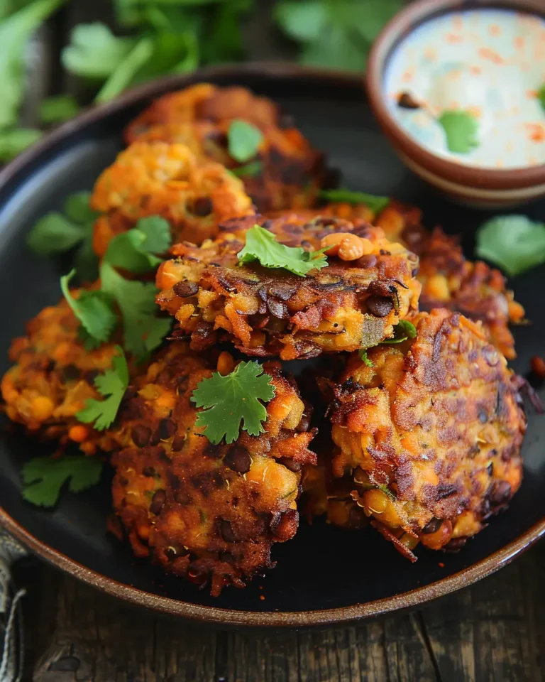 Red Lentil Fritters