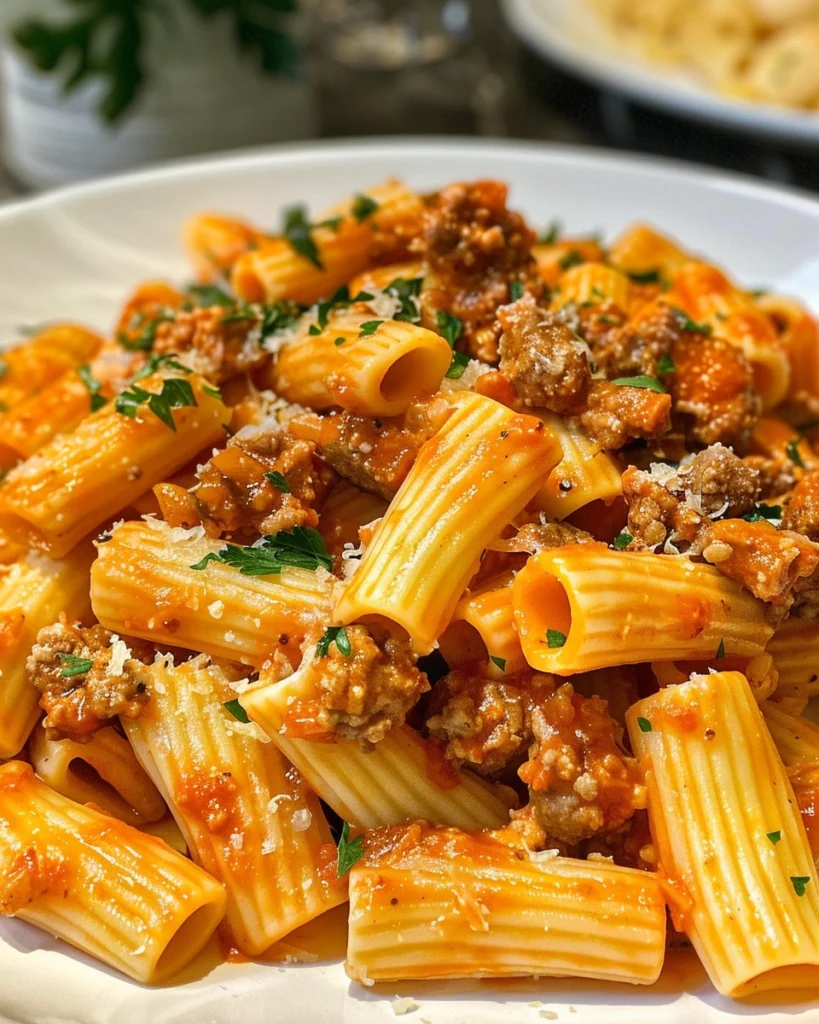 Sausage Rigatoni