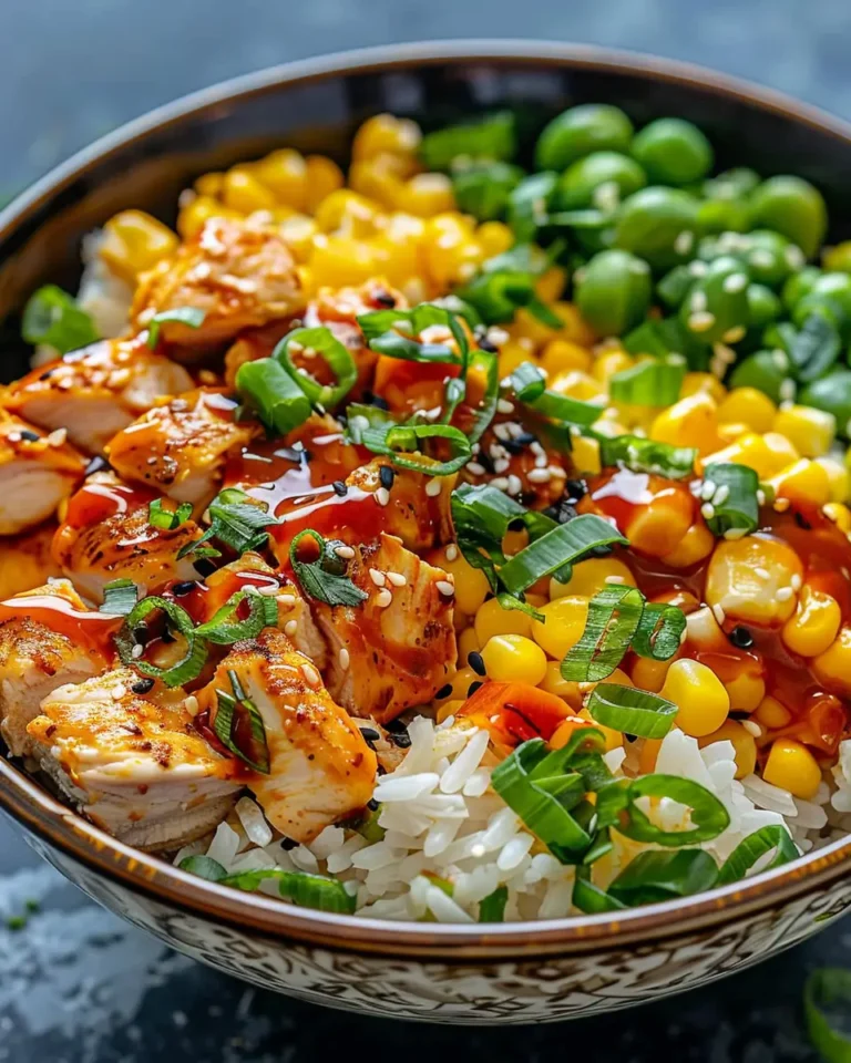 Street Corn Chicken Rice Bowl