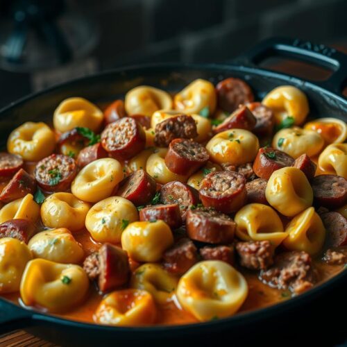Tortellini with Sausage