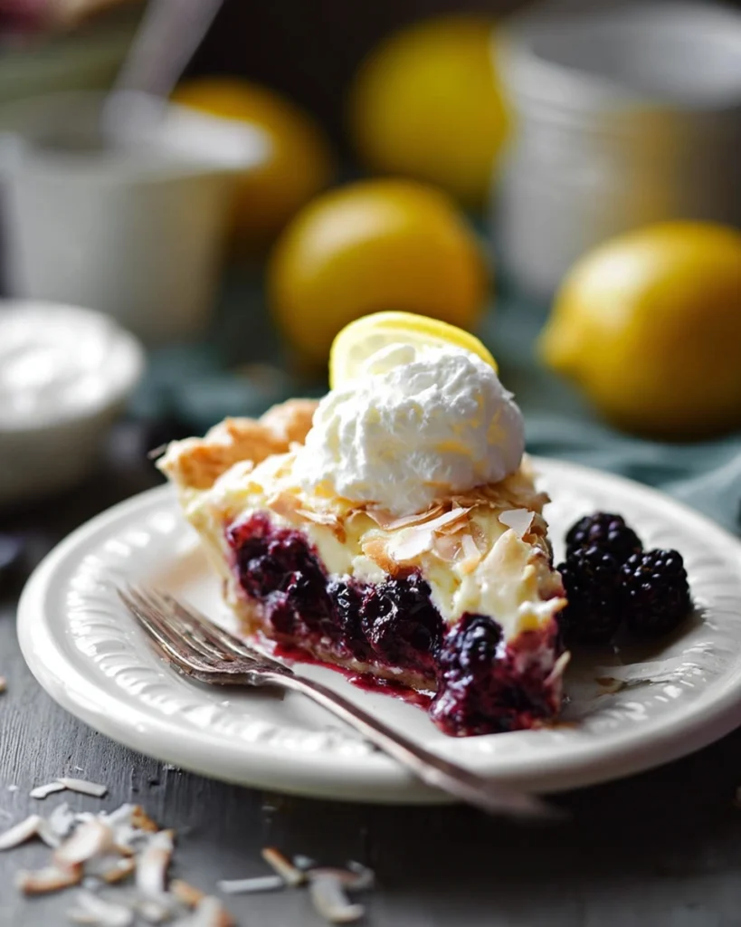 Blackberry Lemonade Pie