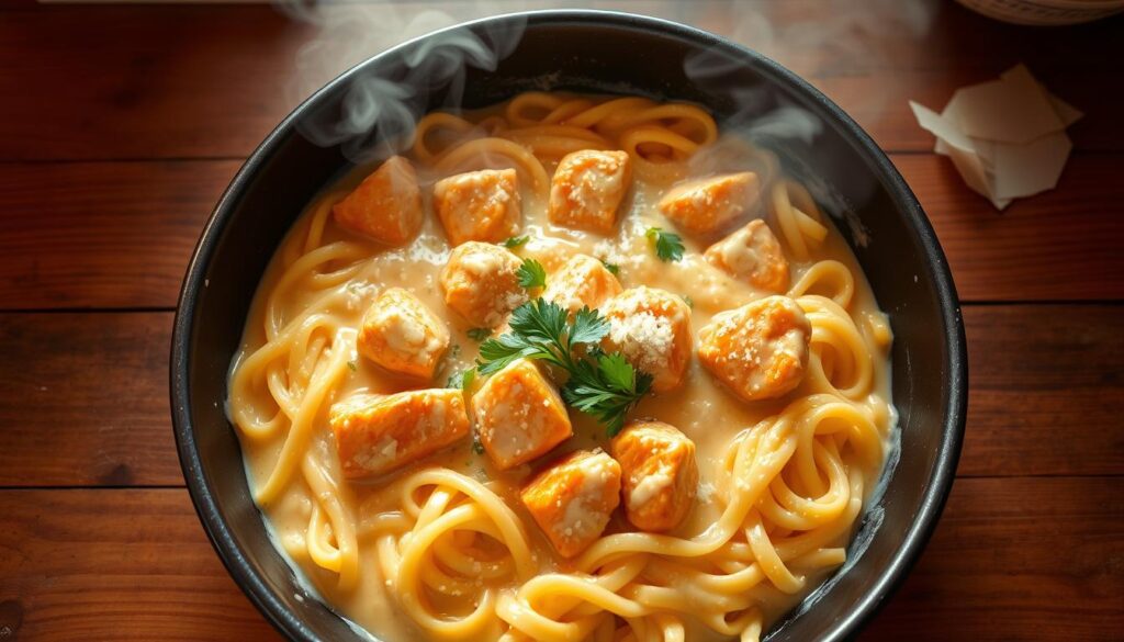 Buffalo Chicken Alfredo Pasta