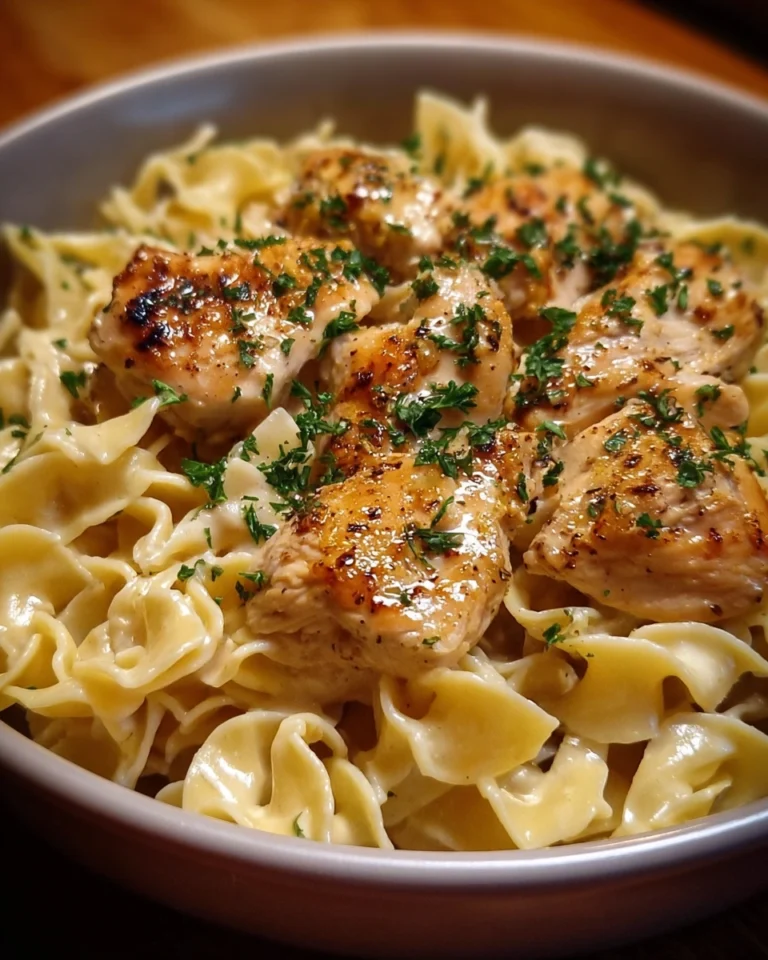 Chicken with Buttered Noodles