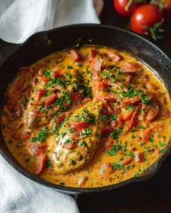 Creamy Tomato Chicken Skillet – One-Pan Comfort Meal