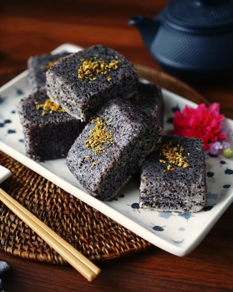 Easy Black Rice Cake Recipe: Sweet, Chewy, and Delicious