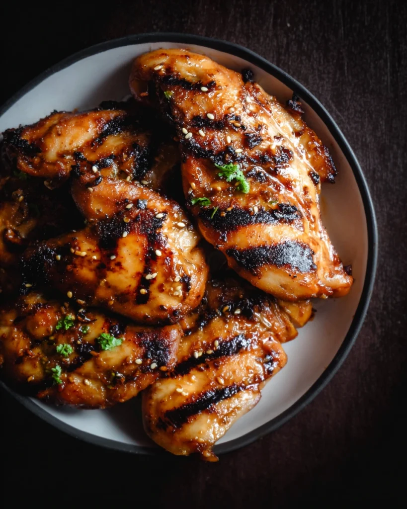 Easy Marinated Asian Grilled Chicken