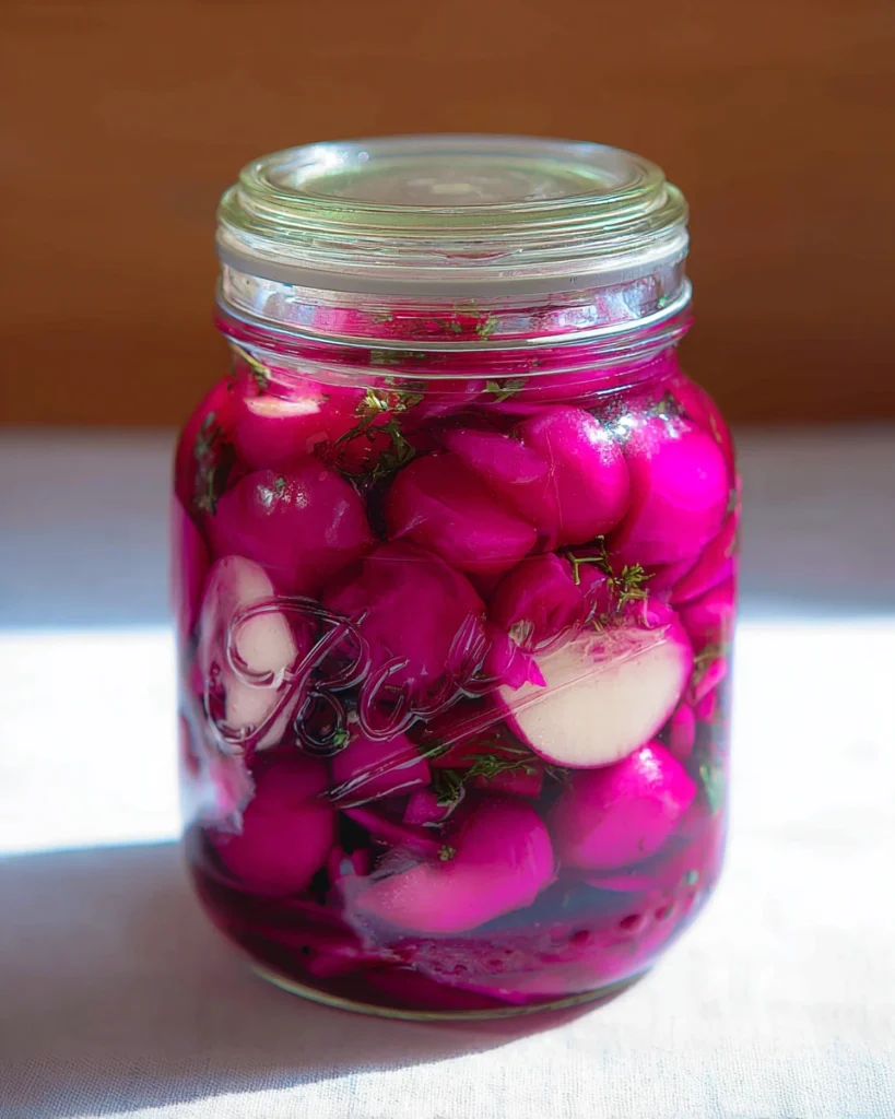 Easy Pickled Turnips – Crunchy, Tangy, and Ready in Days!