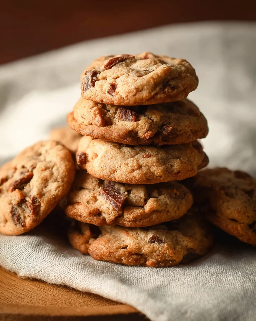 Easy Three Ingredient Date Cookies - no processed sugar!